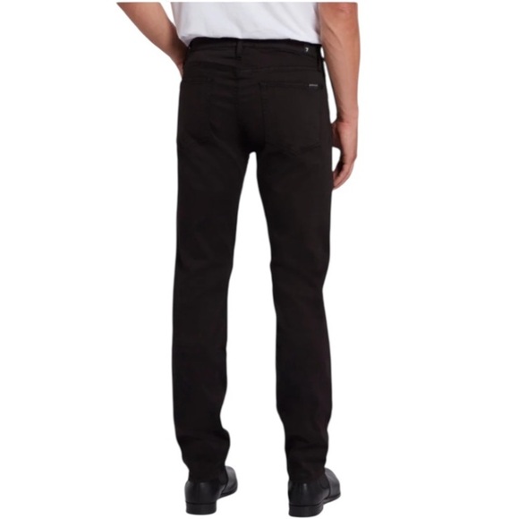 NWT 7 For All Mankind Black Corduroy Standard Jeans - Picture 2 of 14